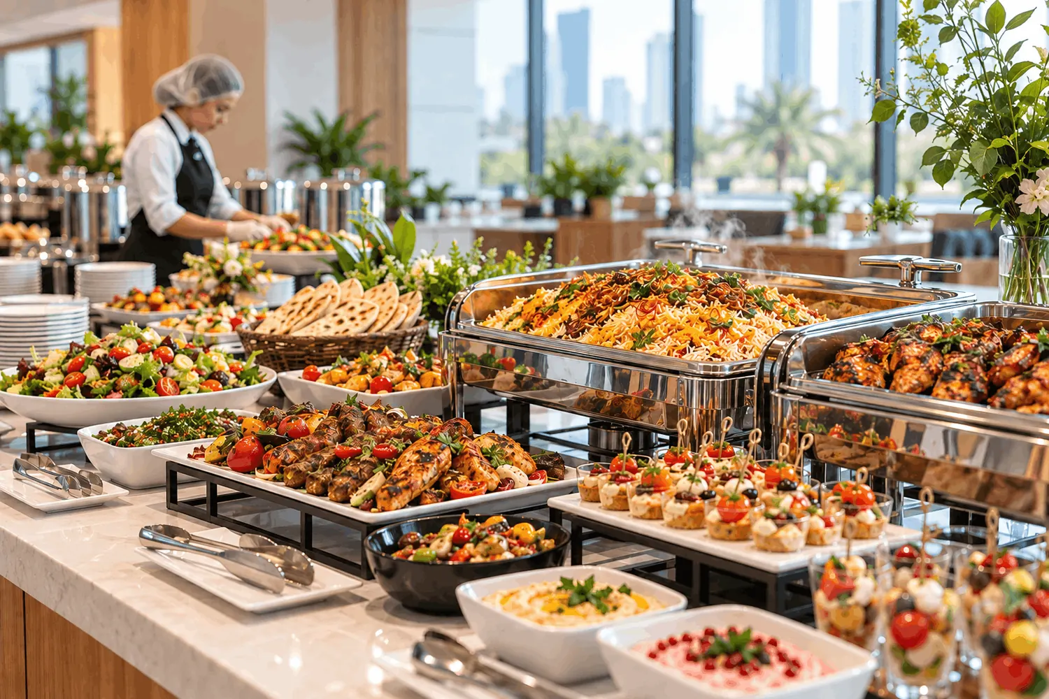 King Chef catering spread