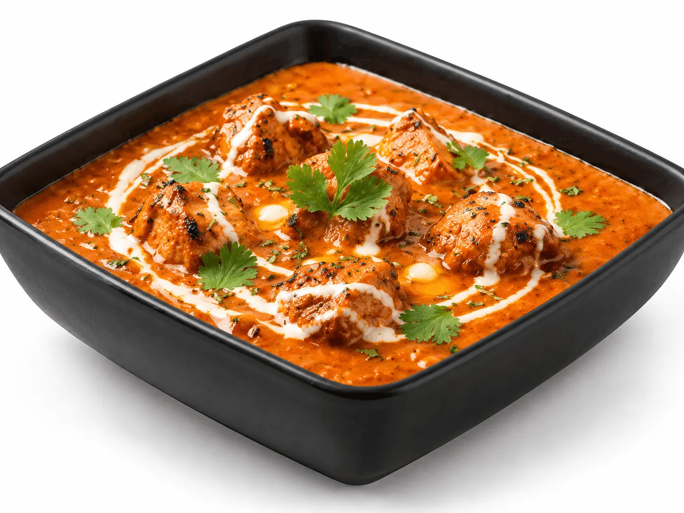 Butter chicken in a silky tomato gravy