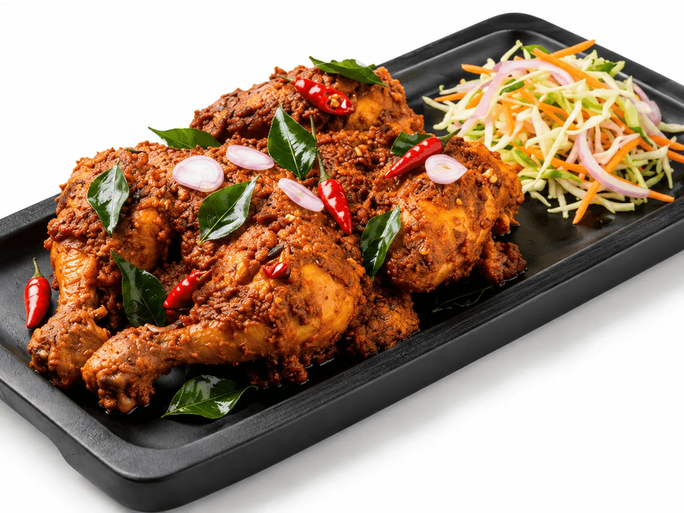 Kunjan kozhi kanthari thechathu at King Chef Restaurant Dubai