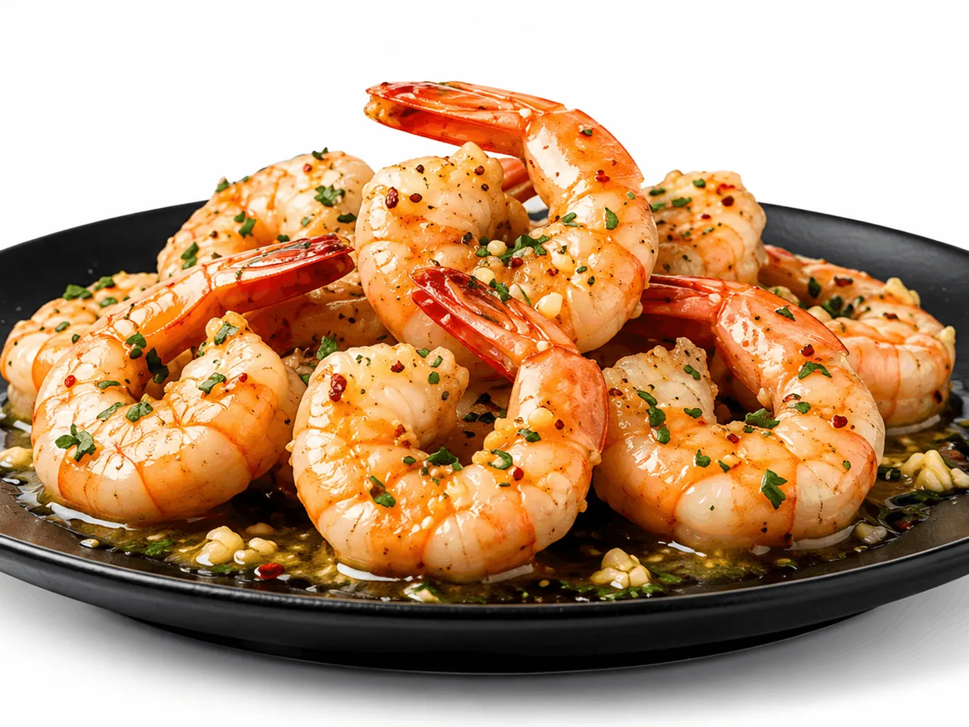Prawns in butter garlic at King Chef Restaurant Dubai