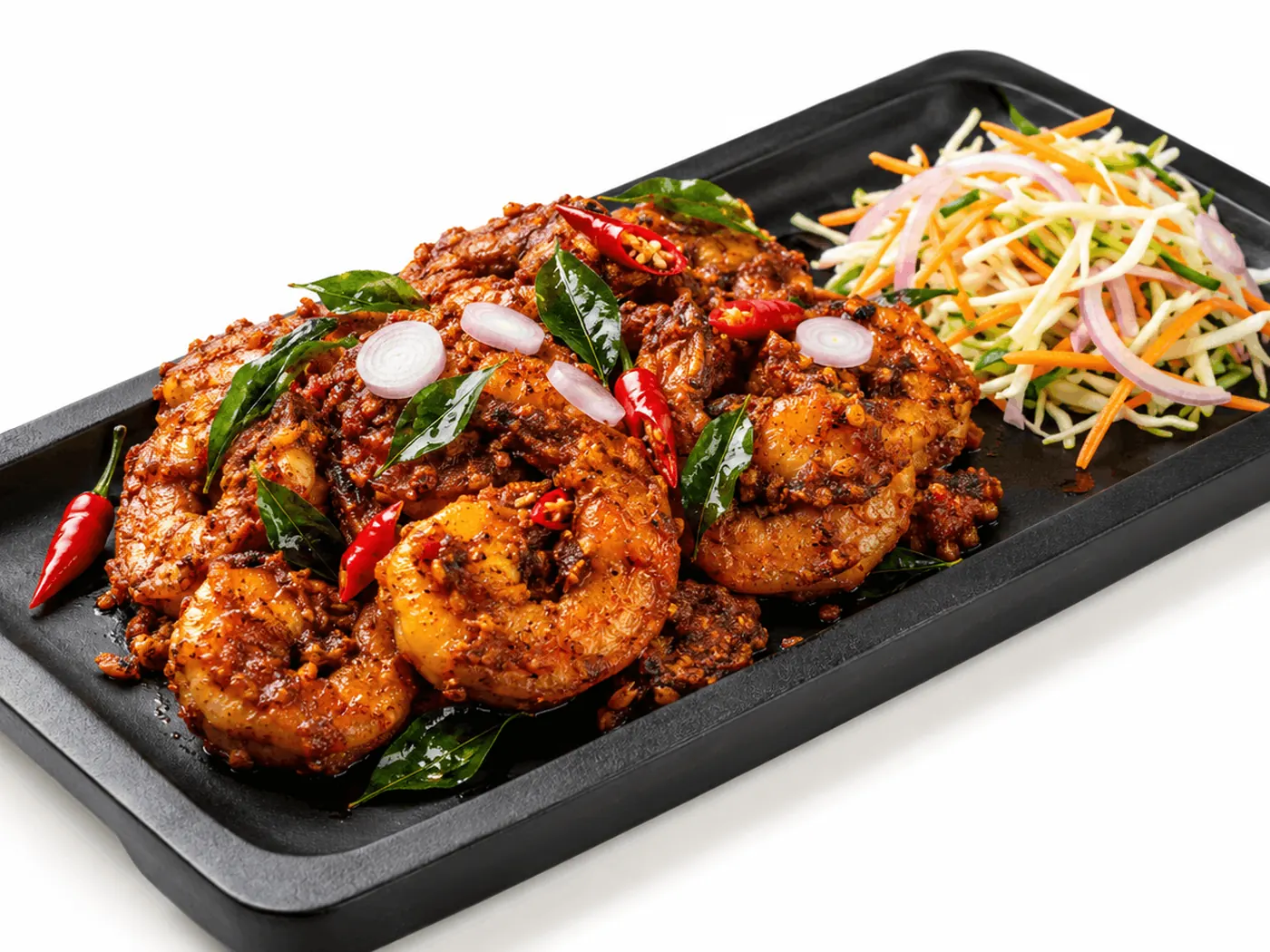 Prawns tawa roast at King Chef Restaurant Dubai